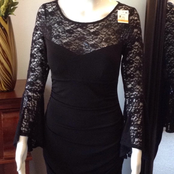 Women's INC black formal dress clothes small new - Picture 2 of 4